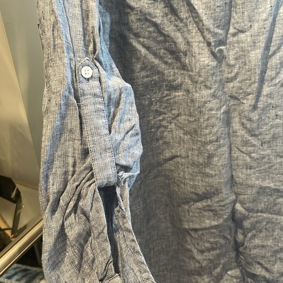 Roots denim linen dress size large - Picture 7 of 7